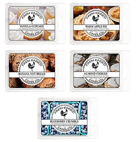 Farm Raised Candles - Farmhouse Bakery Variety Mix 5 Pack - Farm Raised Candles